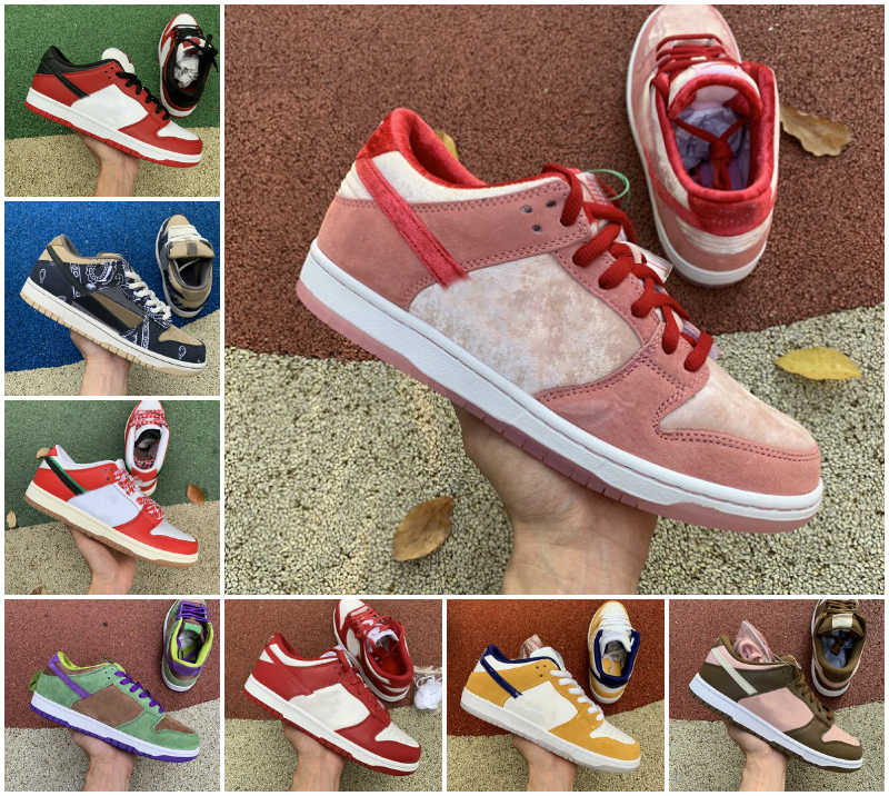 

2021 New Chunky Dunk Orange Yellow Low Mens Running Shoes Safari Syracuse Mischief StrangeLove Platform Sb Dunks Women Skateboard Sneakers