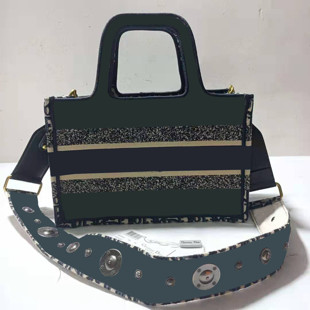 

Blue small handbag brand fashion with shoulder strap shopping bag length 28cm high 19cm fast delivery