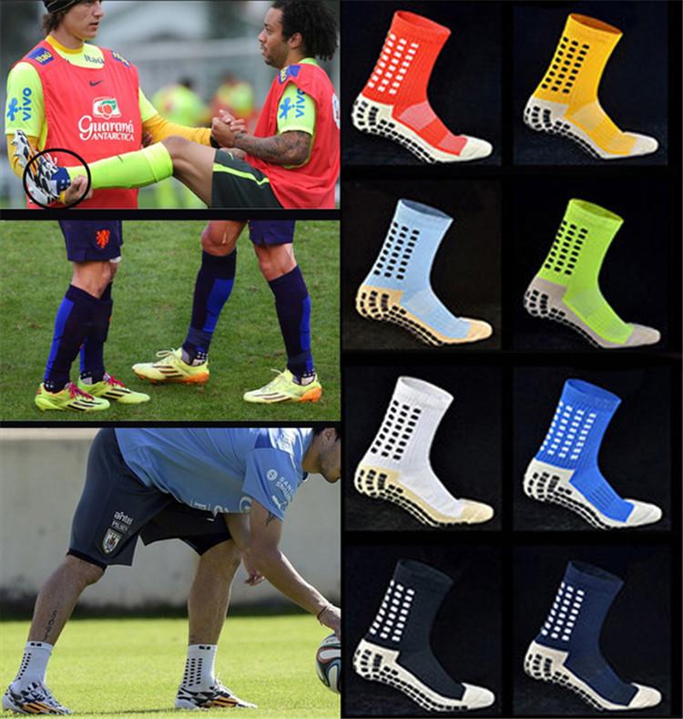 

TOP High Quality Soccer Socks Anti Slip Women's football socks Men Cotton Calcetines sport socks The Same Type As The Trusox, Other