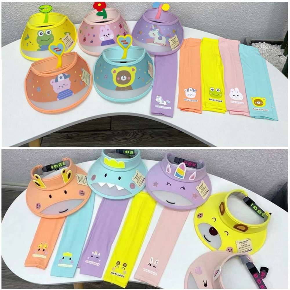 

Anji baby children's sunscreen cap with ice sleeve, Yellow