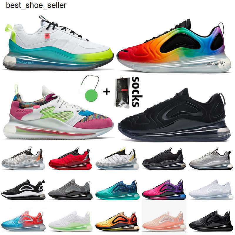 

2021 Fashion Running Shoes for men women 720 818 Worldwide Be True OBJ Black Mesh Triple White Off Pure Platinum Sports Trainers Snekaers, Item39 black gold 36-45