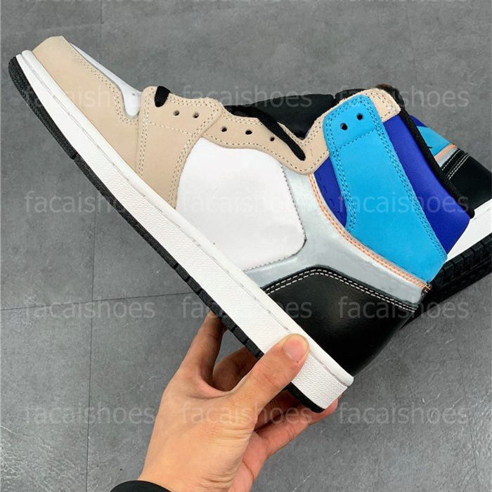 

1 High OG Prototype skate shoes White Total Orange women sneaker Multi Color mens sports shoes, 01