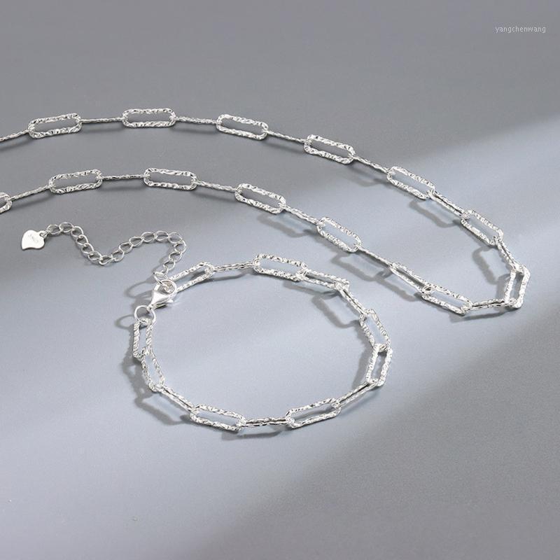 

Chains S925 Sterling Silver Sparkling Cross Neck Bracelet Japan And South Korea Fashion Personality Women's Style