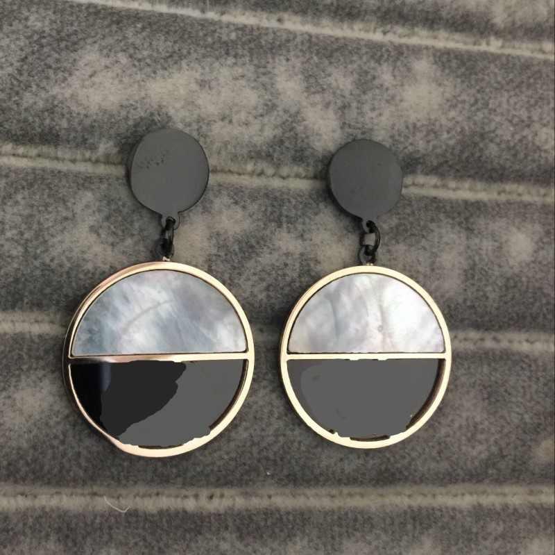 

classic design stainless steel women jewelry heart lovers stud gold silver rose colors earrings for girls party wedding hoop wholesale, Golden;silver
