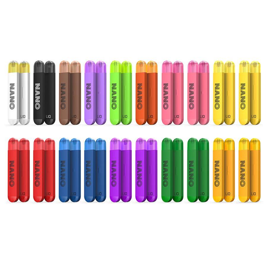

2021 Ijoy LIO NANO Disposable E-cigarettes Device 12w Output 650mAh Battery 800+ Puffs 3ml Pod Pre-Filled Portable Vapor Vape Flum