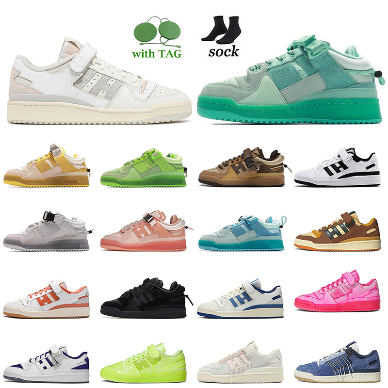

2022 Top Fashion Orbit Grey Bad Bunny Forum Low x Designer Shoes Runner Sneakers US 11 Green White Crew Navy Pink Easter Egg Yoyogi Park Wheat Mens Women Running, D18 36-44