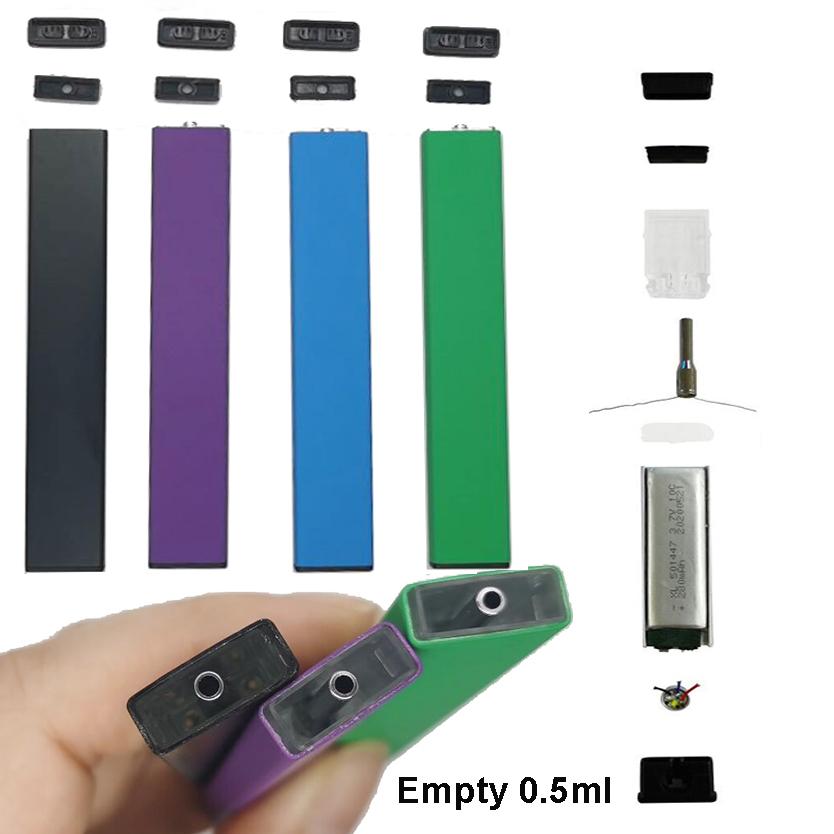 

OEM Disposable Vape Pen Starter Kits 0.5ml Pods 280mAh Battery E-cigarettes Empty Thick Oil Vaporizer pens Accept Custom packaging Boxes, Multi