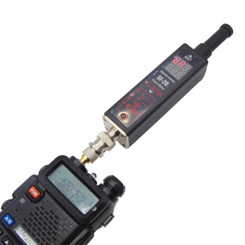 

Walkie Talkie Surecom SF-20 Frequency Meter Power WaCounter Antenna Analyzer Handheld Battery Indicator 0.1-20W 100-525MH For Two Way Radio