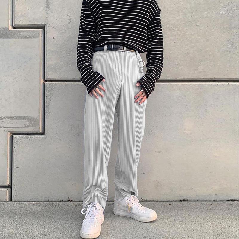 

Men' Pants 2000 Men Solid Corduroy Wide Leg Korean Style Soft Women Color Spring Trousers For Female Oversize Harlem, Black