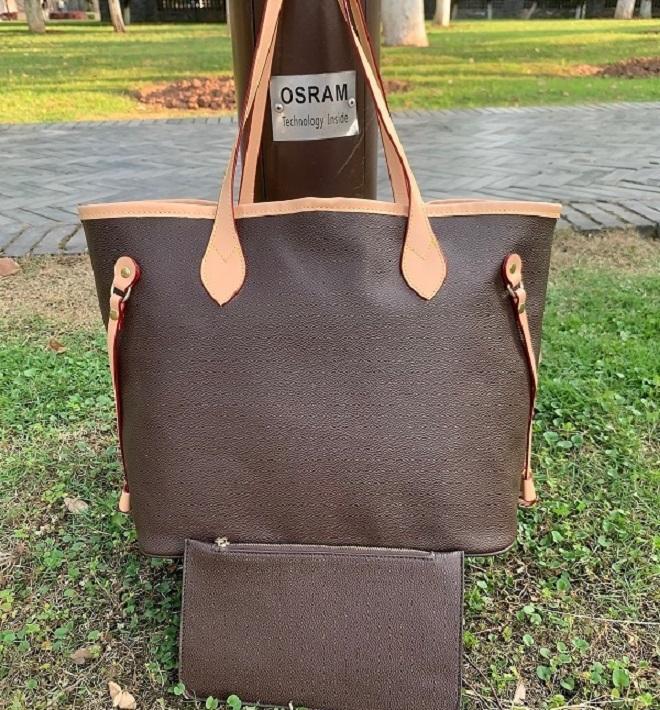 

2021 NEW Hot Luxurys Designers Bags Leather Shopping Bag Women Handbags + Wallet Shoulder Bags Messenger Bags Crossbody Tote Clutch M40156, Coffee+plaid