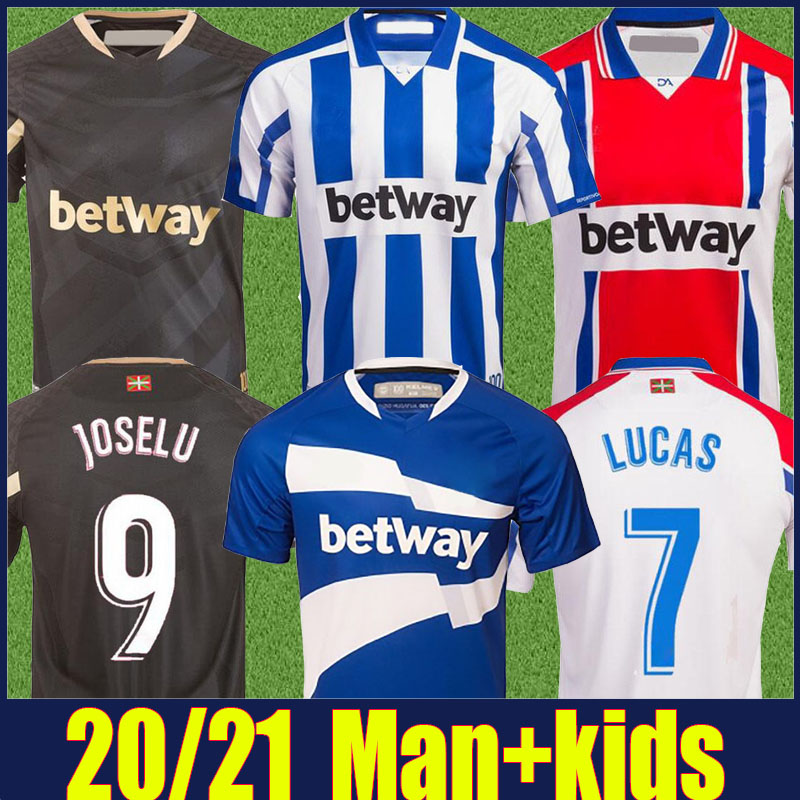 

2020 2021 Deportivo Alaves jersey 100th anniversary shirts R.DUAARTE JOSELU LUCAS football jersey LAGUARDIA TAVARES Camiseta Alaves kids kit, 2020 home kids