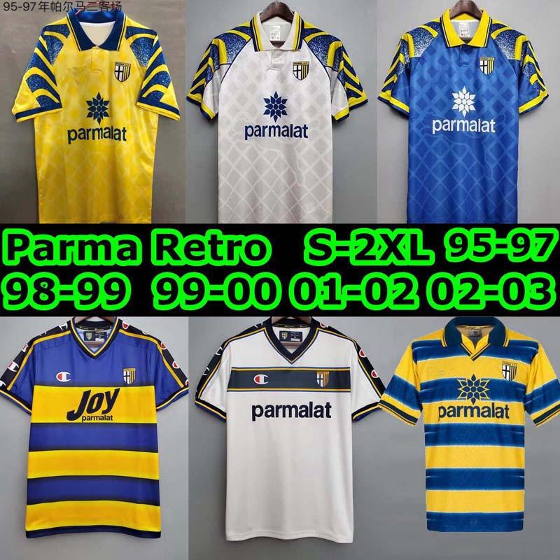 

Parma Calcio 1913 Retro 1995 1996 1998 1999 2000 2002 2003 palma soccer jersey 95 96 97 98 99 01 02 03 vintage football shirt kits STOICHKOV, Black;yellow