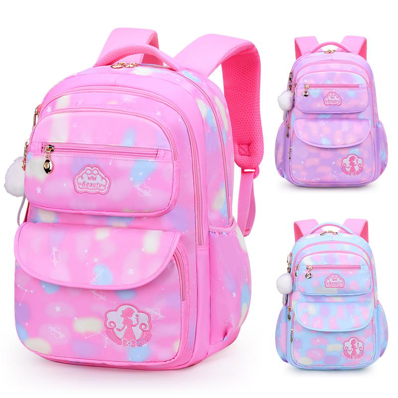 

School Bags 2021 Cute For Girls Children Primary Backpack Satchel Kids Book Bag Princess Schoolbag Mochila Infantil, Purple small