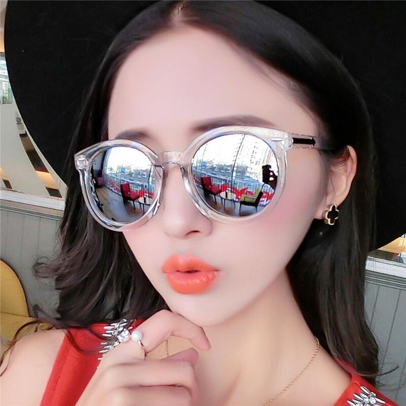 

Sunglasses WOENFEL Fashion Round Sun Glasses Women Designer Classic Vintage Retro Transparent Frame Female Eyewear