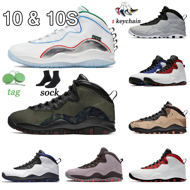 

Ember Glow 10 10s Mens Basketball Shoes Woodland Camo Cool Grey GS Fusion Red Orlando Tinker Racer Blue Westbrook CLASS OF 2006 Wings Sneakers Trainers Size 40-47
