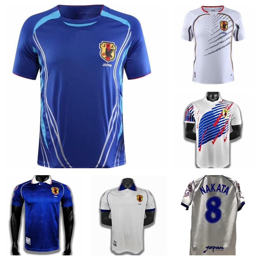 

top retro jersey 00 02 06 Japan NAKATA Mens Soccer Jerseys 94 96 98 National Team SOMA AKITA OKANO KAWAGUCHI Home Away Football, Army green
