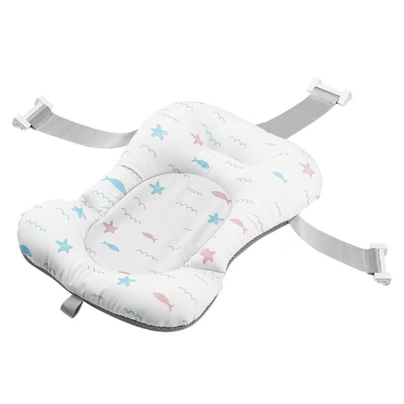 

Storage Bags 1pc Baby Bath Seat Support Shower Floating Pad Bathtub Sling Cushion