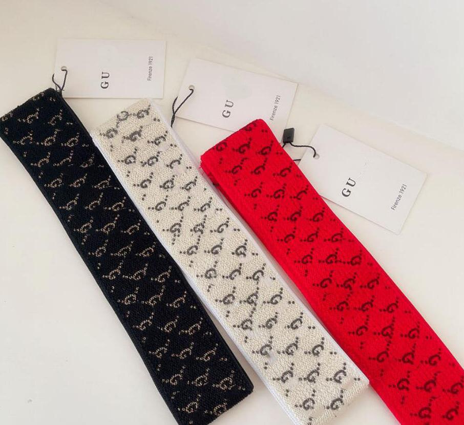 

Fashion Designer Brand Letter Printing Headband Elastic Hairband Turban for Mens Womens Outdoor Sports Fitness Headwraps Pure Cotton Headwear Accessories