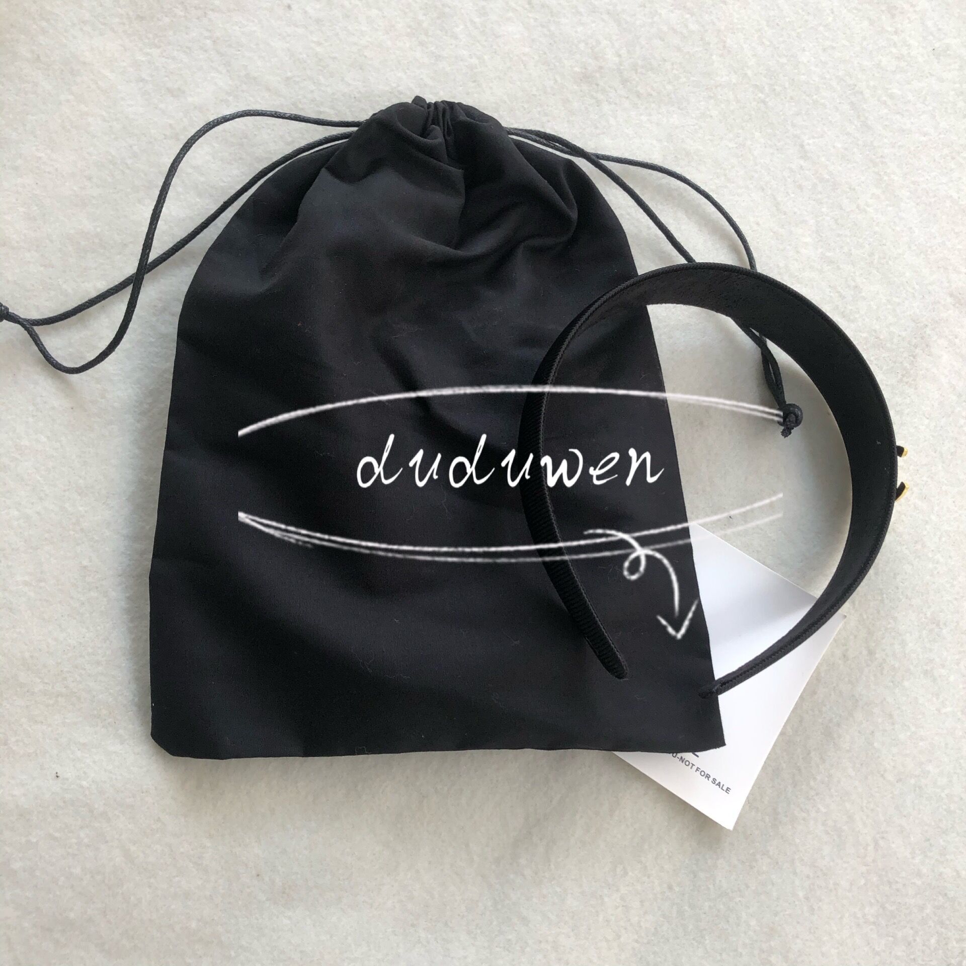 

fashion ribbion headband luxurious Hair Accessories vintage headband C metal hair band party gift 2pcs in1 dust bag DuduVIP