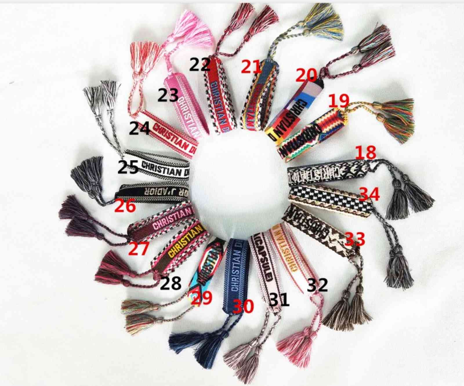 

Fashion 122 Colorful Custom Letters Woven Bracelets Handmade Braided Adjustable Christian Name Friendship Bracelet