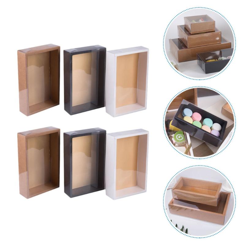 

6Pcs Retro Style Gift Box Mother's Day Gift Case Present Holder Candy Cake Boxes