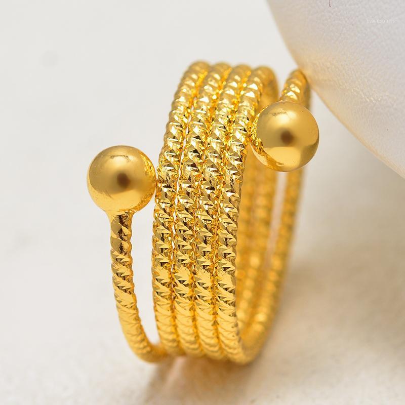 

Cluster Rings Annayoyo Dubai Free Size Ring For Women/Girl Gold Color Arab Coin Metal Jewelry Middle Eastern,Israel/Iraq/Oman/Turkey Gift1