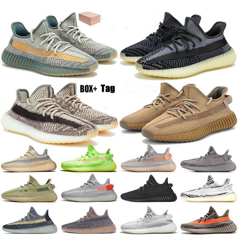

With Box Top Quality Stock 2021 Running Shoes Size 13 Fade Ash Blue Israfil Asriel Cinder Black Reflective Trainers Sneakers