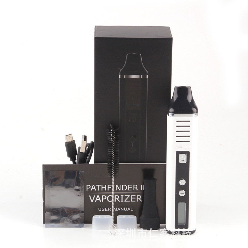 

Best Original Pathfinder 2 Dry Herb Vaporizer Pen Herbal 200-600F Hebe Electronic Cigarette Kit 2200mah Vapor E Cigar Dry Herb, Multi