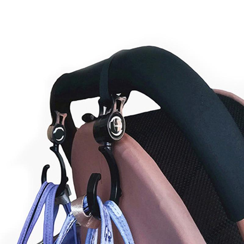 

Stroller Parts & Accessories 1-2pcs Baby Hanger Bag Hooks Pram Rotate 360 Degree Car Organizer