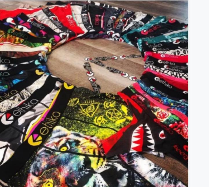 Looking for similar ETHIKA mens underwear hip-hop underwear random style quick-dry boxer shorts beach trunks multi-colored