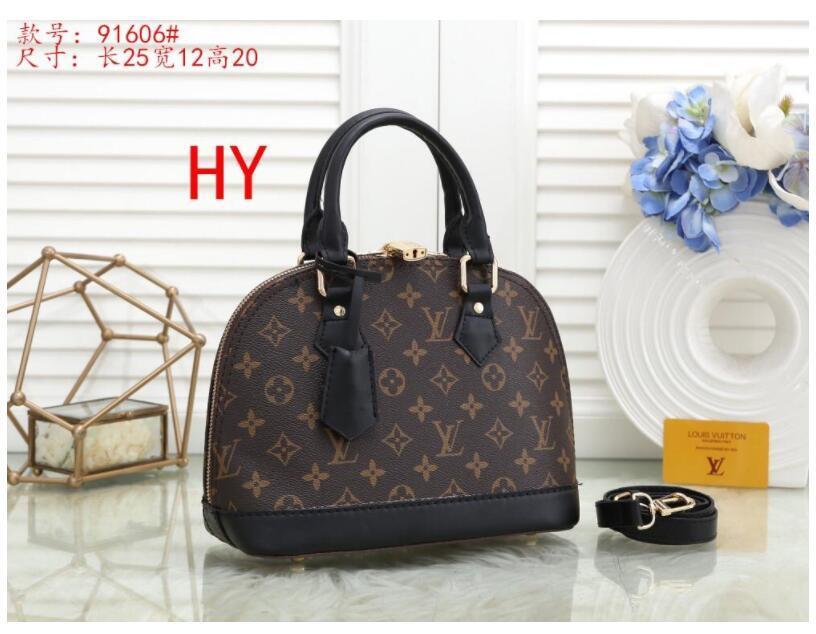 

High Quality AA58 Female Bags Classic Old Flower Alma Bb Shell Bag Single Shoulder LVLOUISVITTON BAGVUTTON, Black