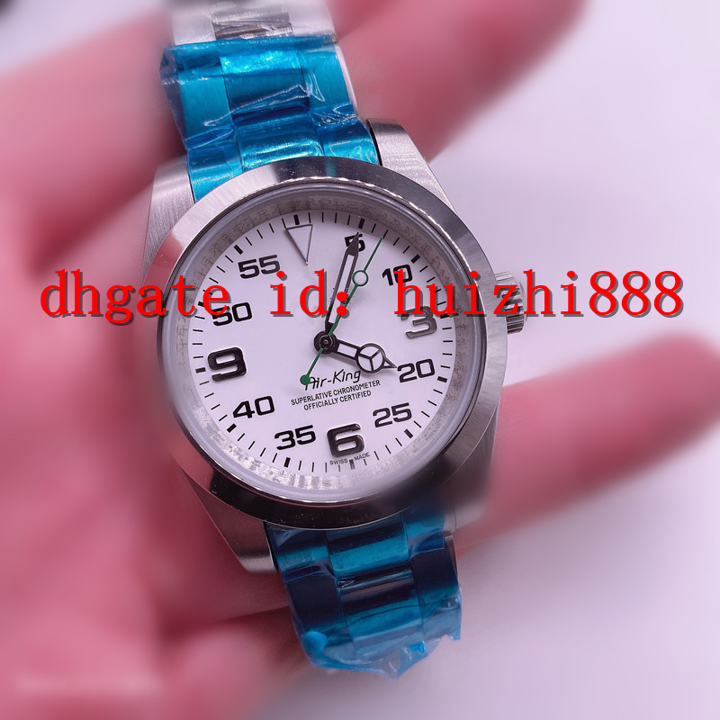 

Top Luxury Menes Watch Exp Air King Series 116900 And 216570 Black 40mm Dial Automatic Mechanical Movement 316 Steel Bran Designer Watches, As picture