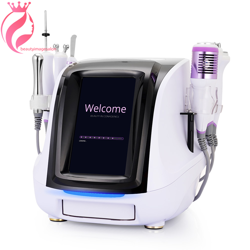 

7 In 1 Microdermabrasion Facial Tightening RF Radio Frequency Hot&Cold Hammer Face Care Skin Scrubber Machine