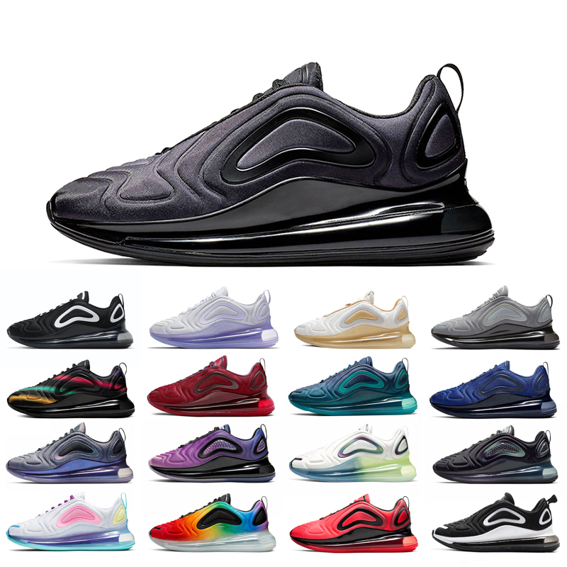 

Original Running Shoes 720 True Aqua Powder Black Red Bold Branding Bubble Cool Grey Midnight Navy Oreo Oxygen Purple Sunrise Sunset Volt Rainbow Sneakers, Grey mesh