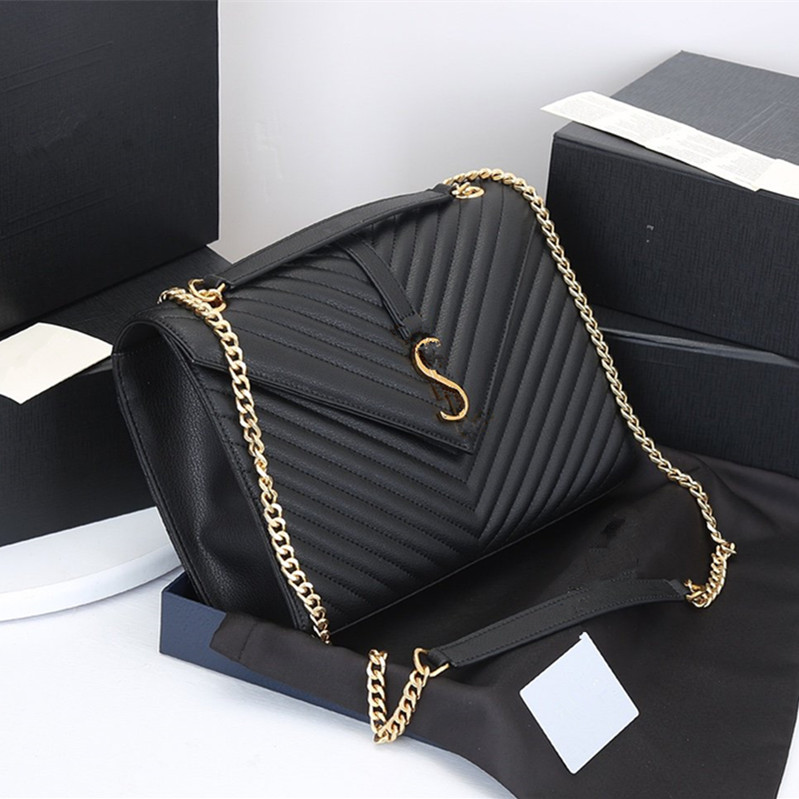 

Designer Handbags ENVELOPE MEDIUM BAG IN MIX MATELASSÉ GRAIN DE POUDRE EMBOSSED LEATHER Shoulder Crossbody FLAp &SNAP BUTTON Chain Straps Top Handle Tote Bags, Don't pay it