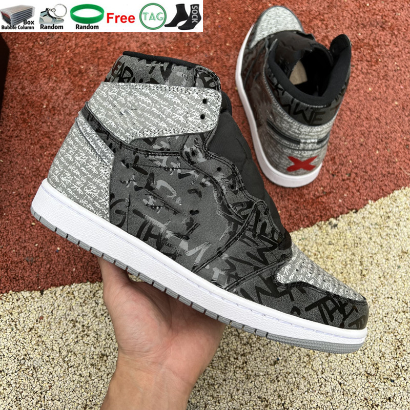 

New with box High OG Rebellionaire 1s 1 men basketball shoes sports trainer sneakers top quality size 7-13, Beige