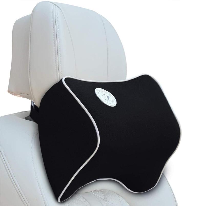 

Seat Cushions 1PCS Universal Car Neck Pillows Memory Foam Breathable Mesh Auto Rest Headrest Cushion Pillow Interior Accessories