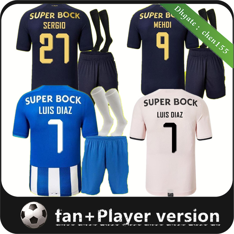 

21 22 Adult kids kit porto soccer jerseys home away 2021 2022 Sergio Oliveira Mehdi Moussa Luis Diaz Mateus Evanilson PEPE fourth football s, Black;yellow
