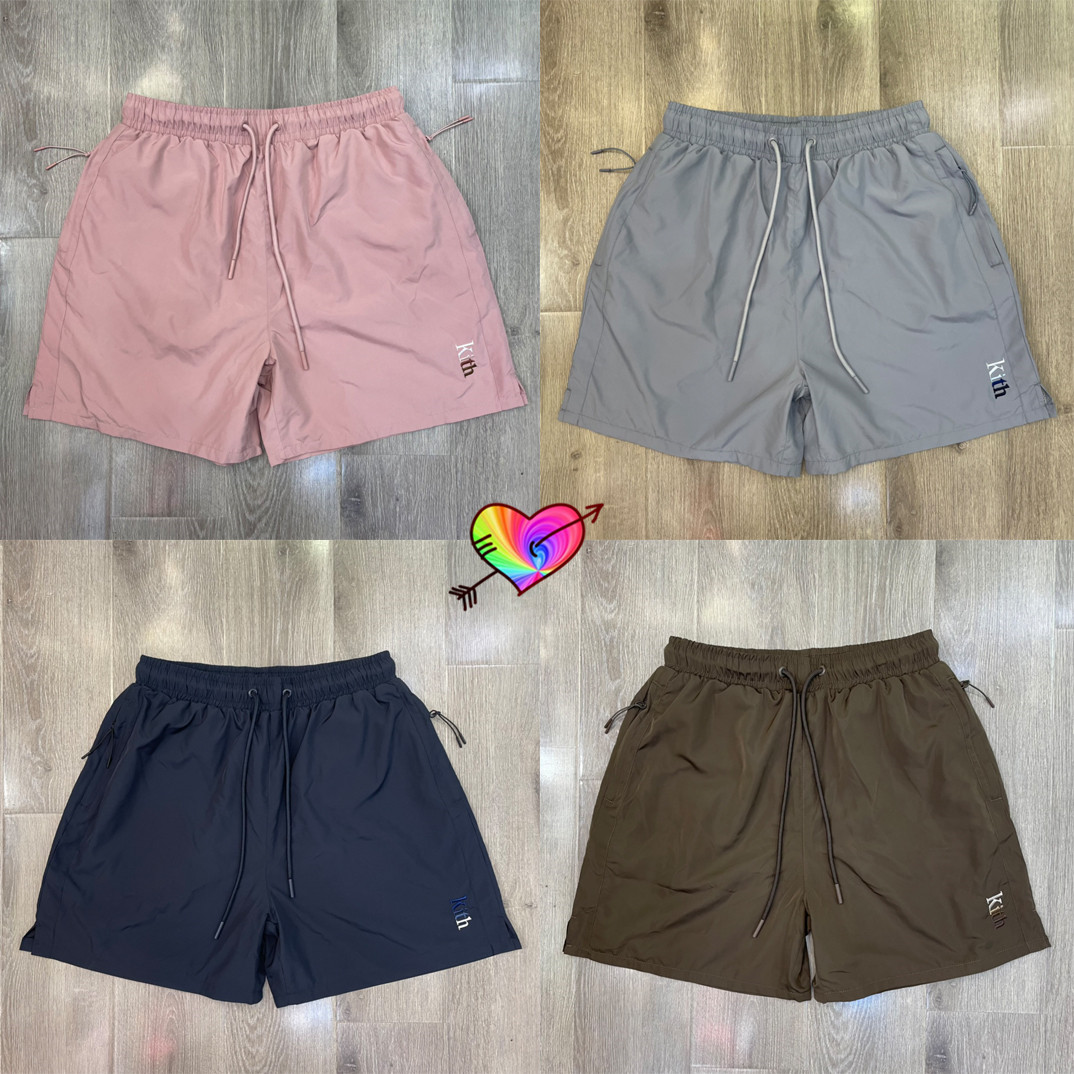 

Solid Mesh Shorts Men Women High Quality Gradient Color Embroidered Logo Short Inside Tag Label Breeches, Dark grey