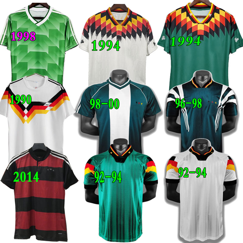 

GERMAN 2014 Retro KLINSMANN Soccer Jerseys BALLACK Matthias 1998 KALKBRENNER Classic Football shirts 1996 2004 KLOSE Vintage Mller 1994 1988 1990, Grey
