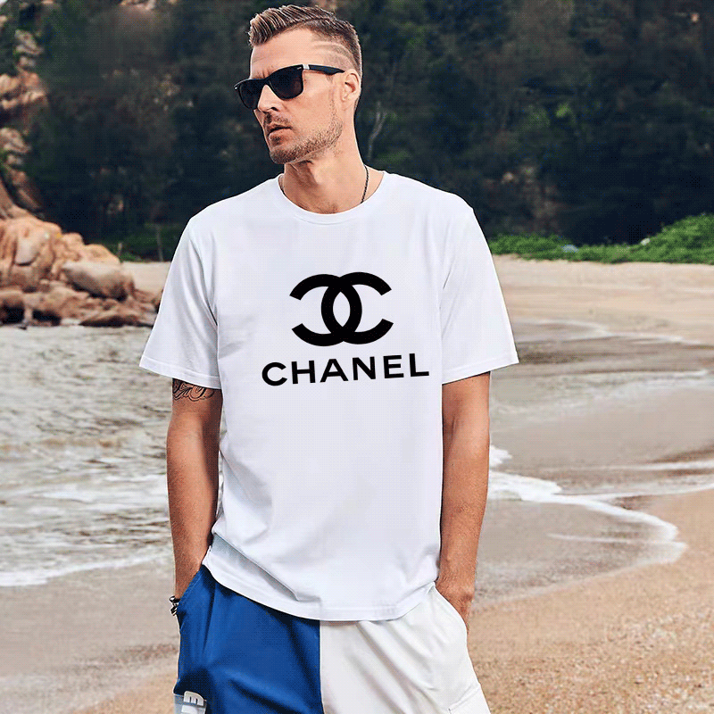 

channel Famous Mens T Shirt Polos Men Women Letter Print Short Sleeve Fashion Mens Stylist Casual Round Neck Tees Size M-5XL herme Marc, White;black