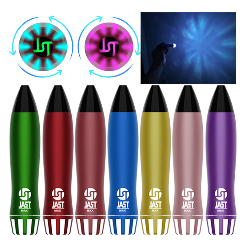 

High Quality JAST MAX Electronic Cigarettes 900mAh Battery 6ml Pod 2000 Puffs Vaporizer Disposable Vape Pen With 2 In 1 Fidget Spinner RGB Light