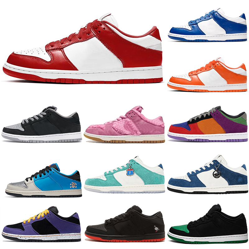 

dunk running shoes White Black mens womens Club 58 Gulf coast Green Glow Unc Syracuse Brazil Chicago Parra Cherry sports sneakers walking trainers size 36-45, Mischief halloween