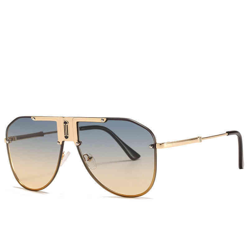 

Brand Dign A piece Oversized sunglass For Men Fashion Classic Male Riding Travel Large sunglass Shad GlassYC6M