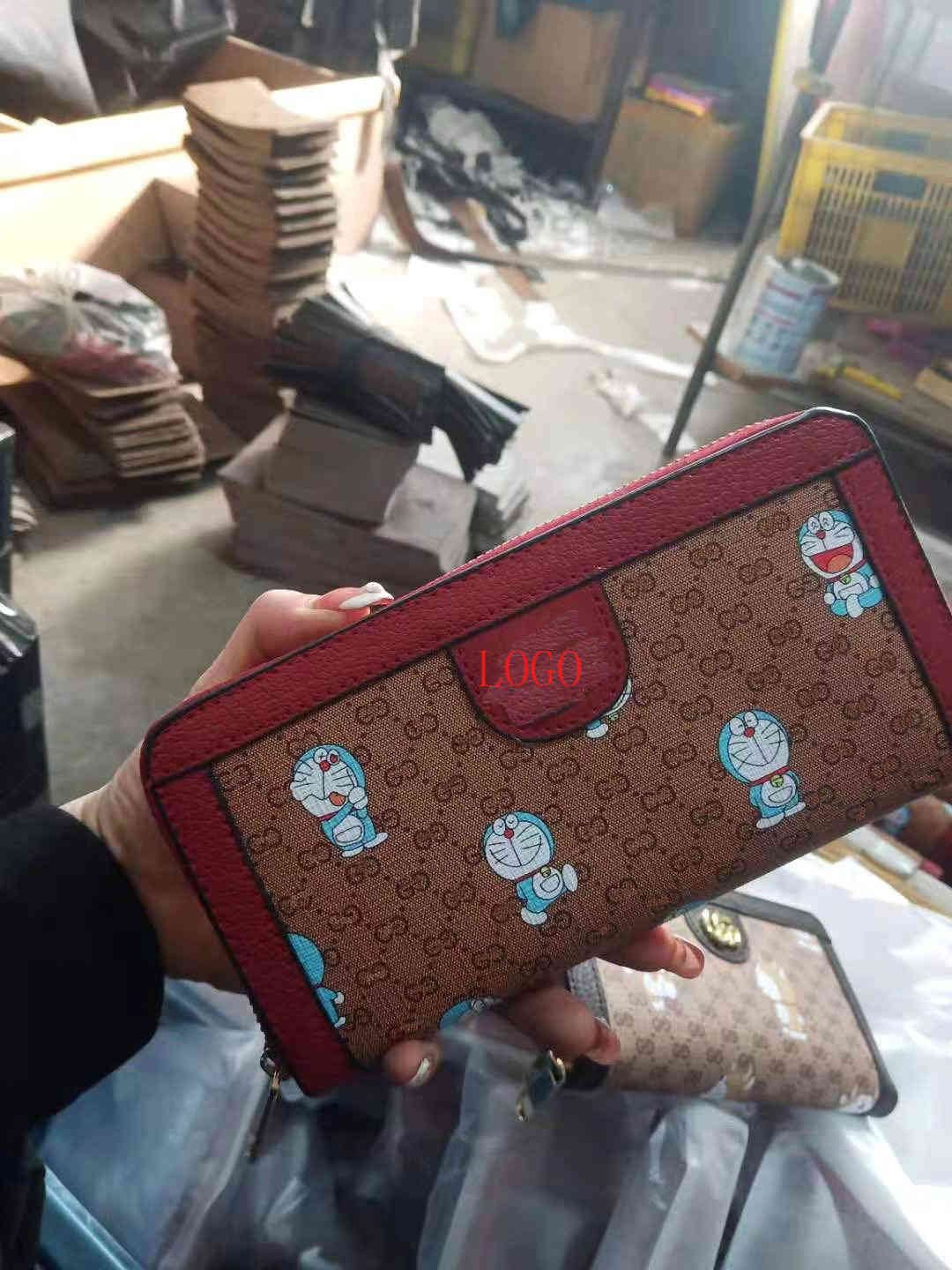 Luxury design handbag Little cartoon wallet 2021 new women's fashion long zipper handbag t P0D7