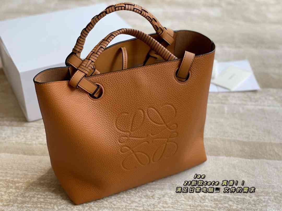 

Designer Bags Luojia Anagram Tote Jacquard Shopping Bag Handbag One Shoulder Leather Light Luxury Large Capacity Bag