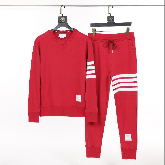 Pull à col rond pour hommes + Pantalon de survêtement costume Même Style des femmes Même Style original Jacket Sweatpants Casual À Sweat à capuch