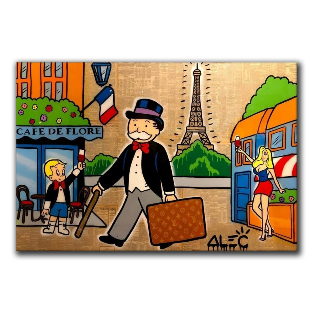 

Alec Graffiti Painting Cartoon Pop Art Poster Street Art Canvas Prints Wall Art Pictures for Living Room Kids Room Mural Home Decoration