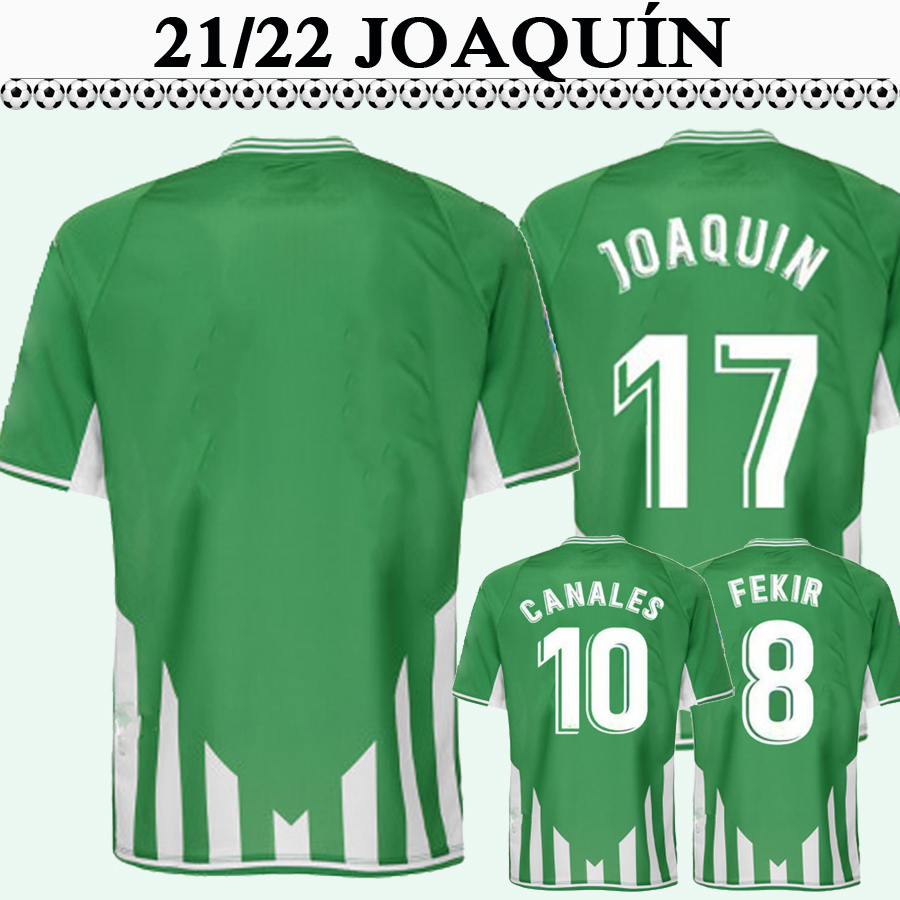 

2021 2022 JOAQUIN Mens Soccer Jerseys Home BARTRA JUANMI FEKIR B.IGLESIAS CANALES C.TELLO SIDNEI LOREN AITOR R. Football Shirt Short Sleeve, Qm4147 21 22 home l. lig. patch