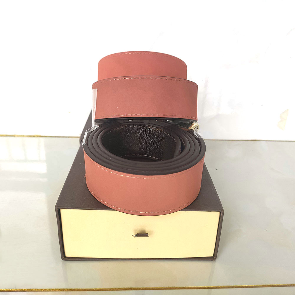 

High Quality girdle Smooth Buckle mens belts Luxury fashion brand for men and womens belt Designers Big buckles Printing Business strap classic waistband with box K3